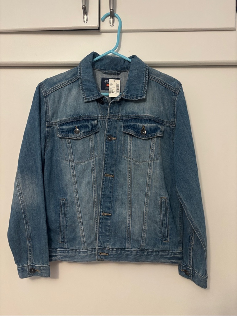 Place Blue Denim Trucker Jacket with Tag